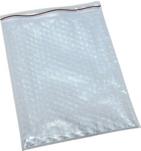 Series 1084 Clear Zip Close Cushion Bags
