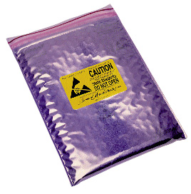 Series 9083 Static Shield Zip Close Cushion Bag