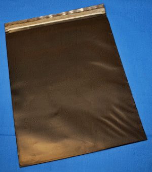 Black Conductive Zip Close Poly Bag - 9"x12"x.006