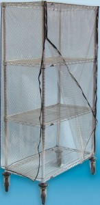 Clear-ESD-Grid-Cart-Cover Photo