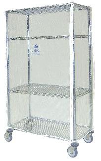 Clear Dissipative Vinyl Cart Cover