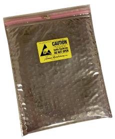 Series 9083S Static Shield Zip Close Cushion Bag with Metal Slider